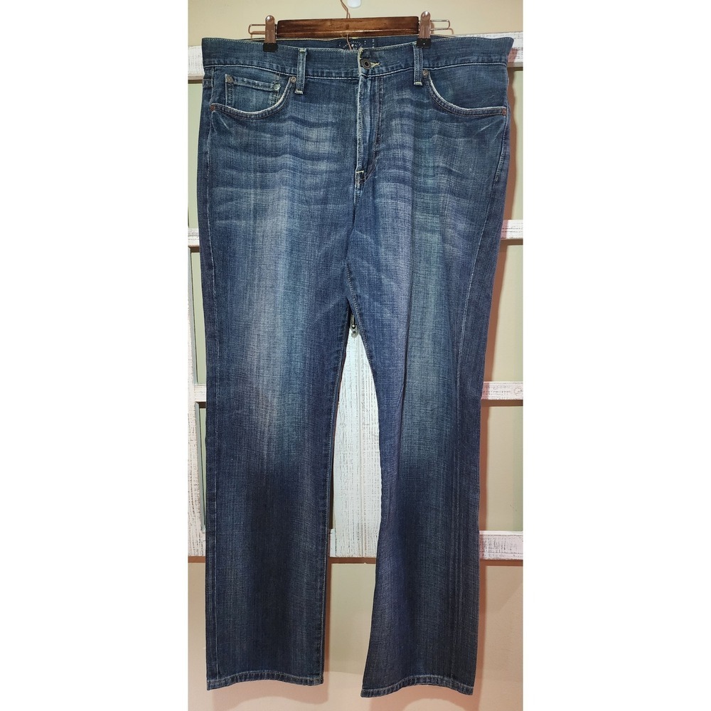 Lucky Brand 221 Original Straight Mens Jeans Blue Medium Wash 36x32